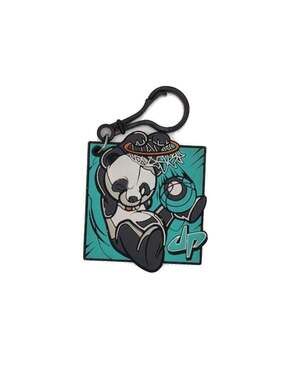 Dude Perfect Basketball Panda Rubber Keychain Bag Clip